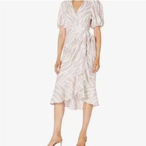 Parker pink and white dress